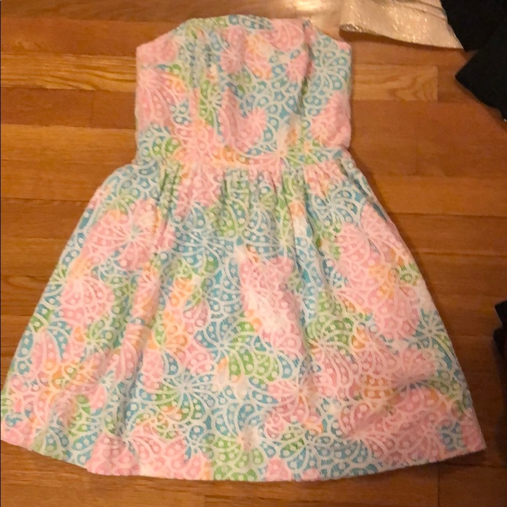 Lilly Pulitzer strapless dress